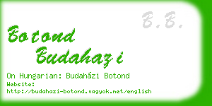botond budahazi business card